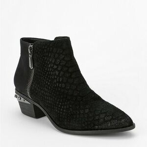 Circus by Sam Edelman Suede Snakeskin 'Holt' Bootie 7.5/38.5